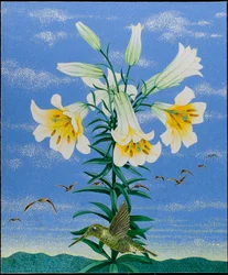 Early Birds, 2011 (acrílico sobre percal)