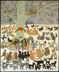 Tiempo presente, 2012 (acrílico sobre percal)
