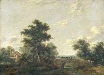 Paisaje con puente