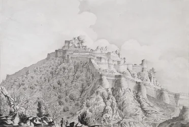 Ciudadela de la fortaleza de la colina de Komulmer