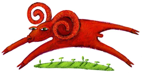 Representación del signo zodiacal de Aries 2014