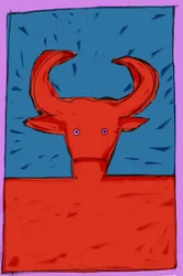Zoodiaco 3, toro, 2010 ( Acrílico)