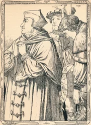 El arresto del cardenal Wolsey, 1902