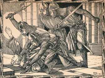 El asesinato de Thomas A Becket