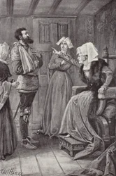 Ilustración para El Claustro y El Hogar de Charles Reade