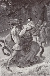 Ilustración para The Cloister and The Hearth de Charles Reade