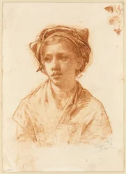 Busto de una Chica Campesina