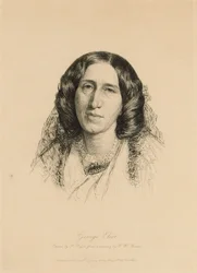 Retrato de George Eliot 1819-1880, 1882