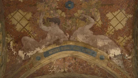 Las estaciones : Otoño, entre 1909 y 1910 (entorno arquitectónico)