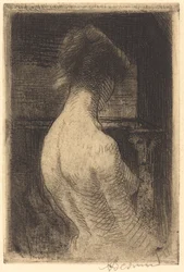 Espalda de una mujer, 1889