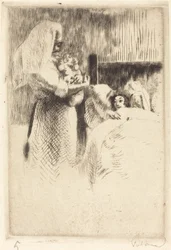 Anuncio de nacimiento de Anne-Élisabeth Besnard, 1922