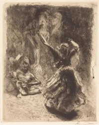 La bailarina de Tanjore, 1914