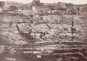 Theatre de Syracuse (Anfiteatro de Siracusa),1865 (foto)