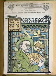 Retrato de Eugène Grasset (1841-1917) de «Les Hommes d
