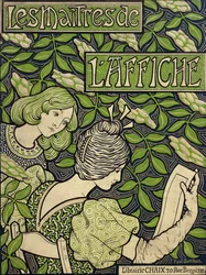 Portada de Los maestros del cartel, volúmenes I-V, 1896-1900
