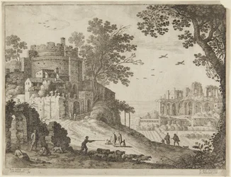 Castillo y pastores