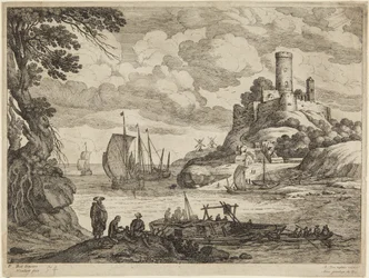 Escena portuaria