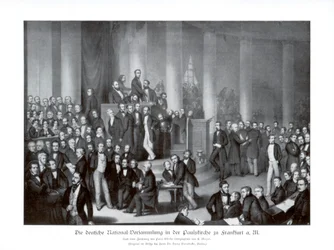 Asamblea Nacional Alemana, Fráncfort, 1900.