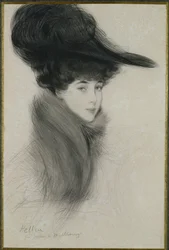 Consuelo Vanderbilt (1877-1964), duquesa de Marlborough, hacia 1901