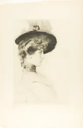 Retrato de mujer con sombrero (Madame Letellier)