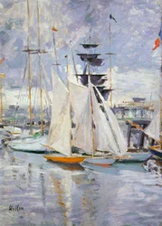 El puerto, Deauville, Normandía, 1912