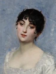 Joven dama de blanco