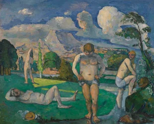 Bañistas en reposo