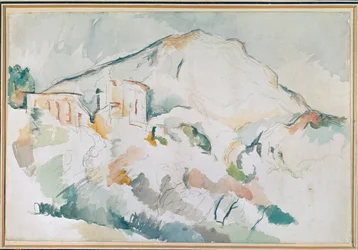 Monte Sainte-Victoire (acuarela)
