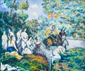 Escena legendaria o Sancho en el agua, c. 1878 (óleo sobre lienzo)