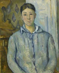 Madame Cézanne en azul