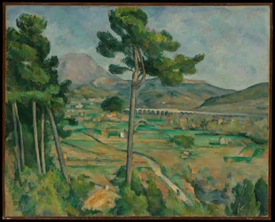Mont Sainte-Victoire y el viaducto del valle del río Arc