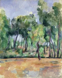 Paisaje provenzal (óleo sobre lienzo)