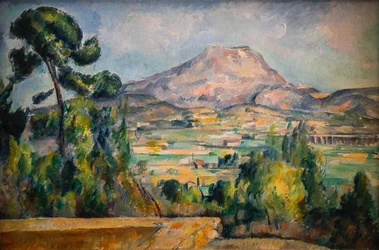 Montaña Sainte-Victoire 1890 (Óleo sobre lienzo)