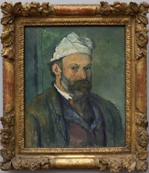 Autorretrato. Pintura de Paul Cézanne (1839-1906), óleo sobre lienzo alrededor de 1880. Arte francés