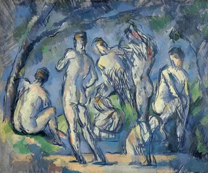 Siete bañistas