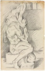 Boceto de Escultura Anatómica (recto)