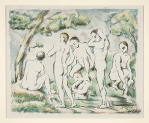 Las bañistas (versión pequeña)
