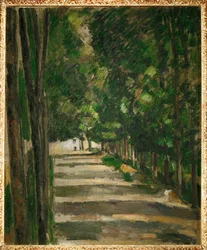 La avenida (óleo sobre lienzo)