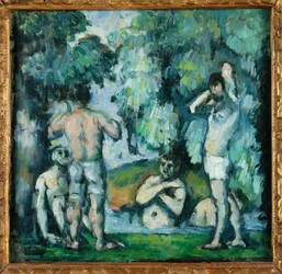 Los cinco bañistas (óleo sobre lienzo)