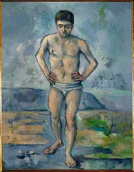 El gran bañista (pintura al óleo)