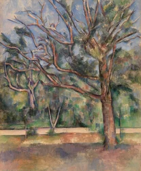 Árboles y camino (Arbres et route)