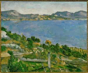 Vista del golfo de Marsella (óleo sobre lienzo)