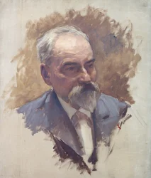 André Theuriet (1833-1907) (óleo sobre lienzo)