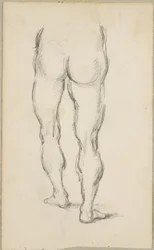 Después de Luca Signorelli: estudio de piernas, c.1883-86