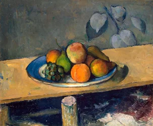 Manzanas, peras y uvas, 1879-1880