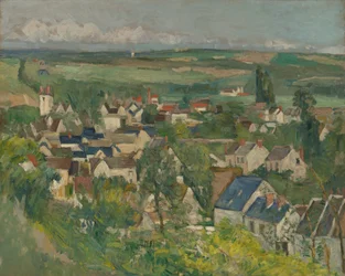 Auvers, vista panorámica, 1873-75