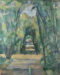 Avenida en Chantilly, 1888