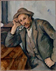 Fumador apoyado