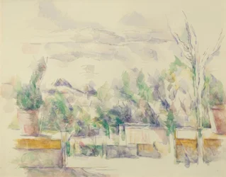 La terraza del jardín de Lauves