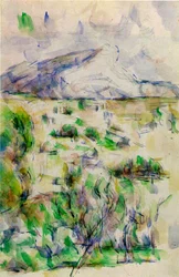 Mont Sainte Victoire desde les Lauves, 1902-06